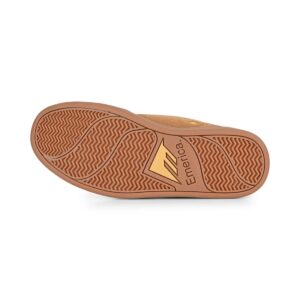 Emerica Heritic Skate Shoes - Brown/Gum