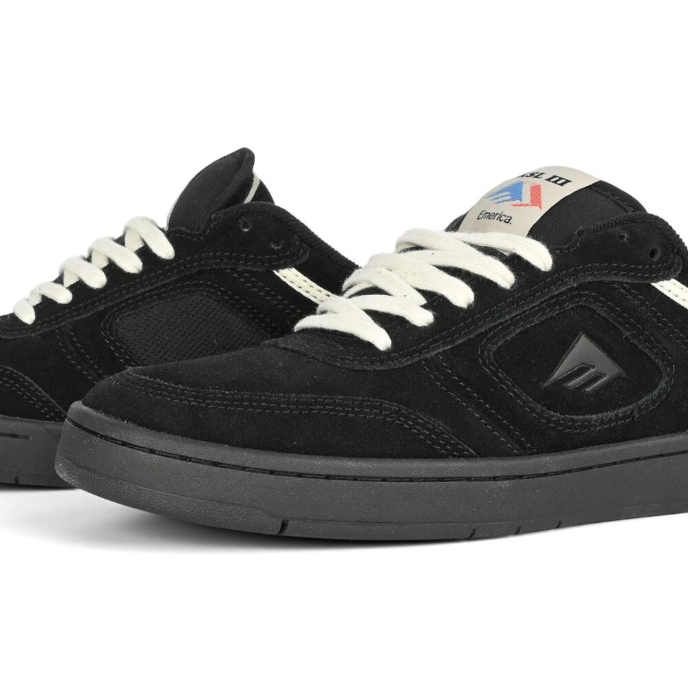 Emerica KSL III Skate Shoes - Black/Black