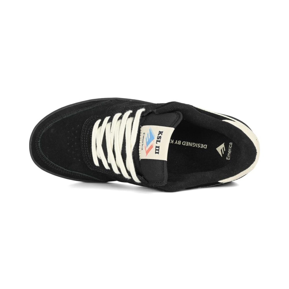 Emerica KSL III Skate Shoes - Black/Black