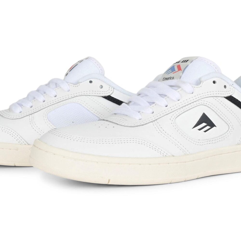 Emerica KSL III Skate Shoes - White