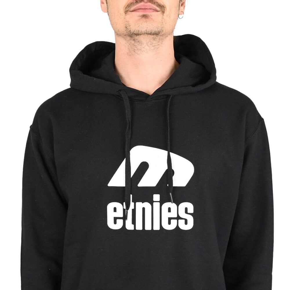 Etnies Icon E Pullover Hoodie - Black/White