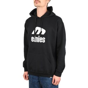 Etnies Icon E Pullover Hoodie - Black/White