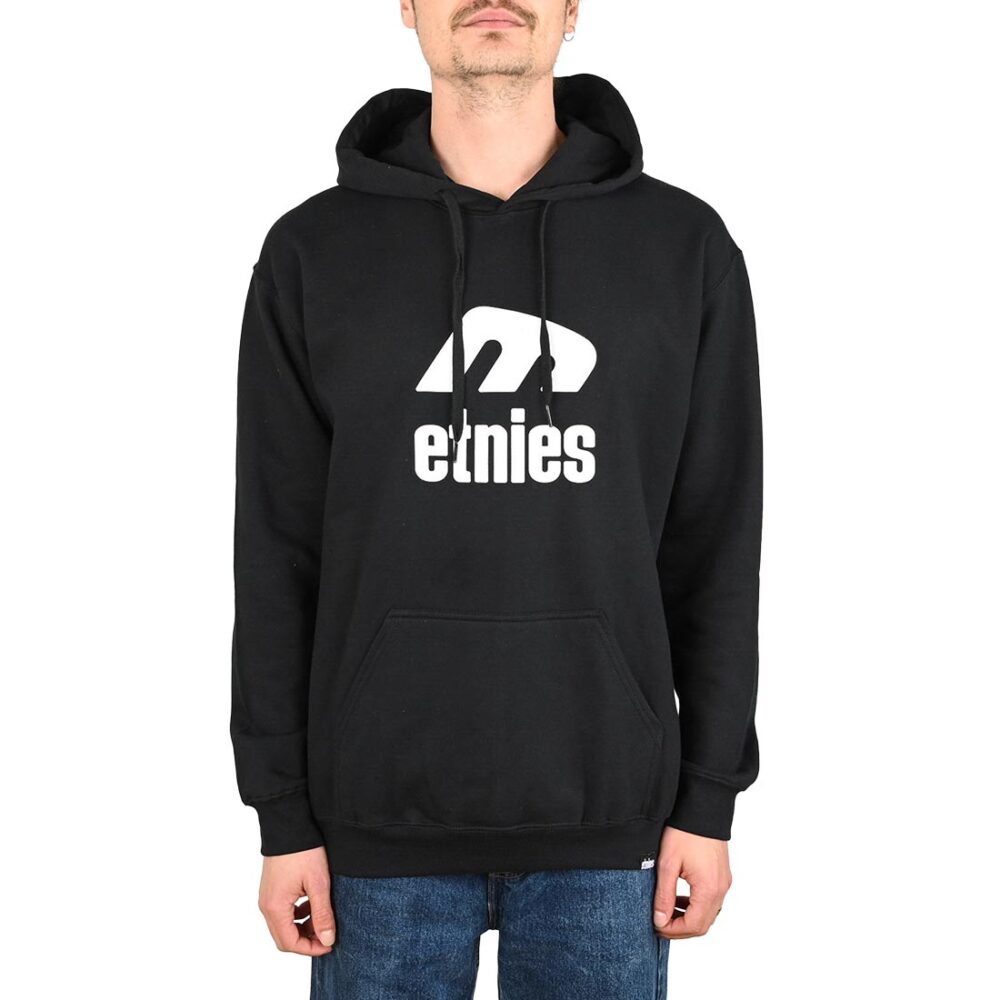 Etnies Icon E Pullover Hoodie - Black/White