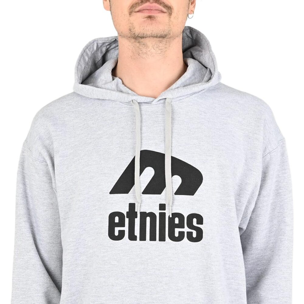 Etnies Icon E Pullover Hoodie - Grey/Black