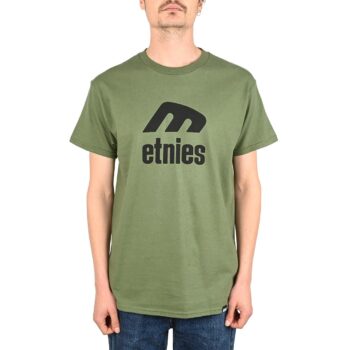 Etnies Icon E S/S T-Shirt - Dark Green