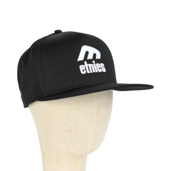 Etnies Icon E Snapback Cap – Black/White (Copy)