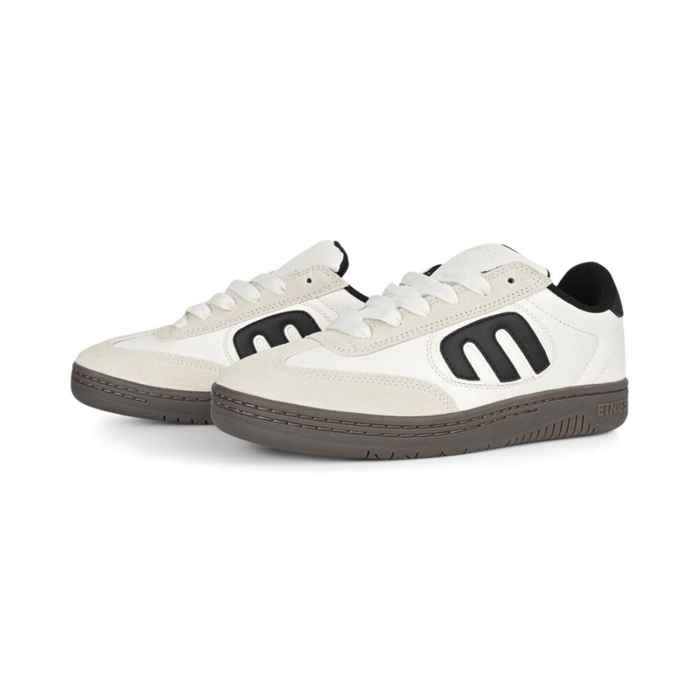 Etnies Lo Cut Skate Shoes - White/Black/Gum