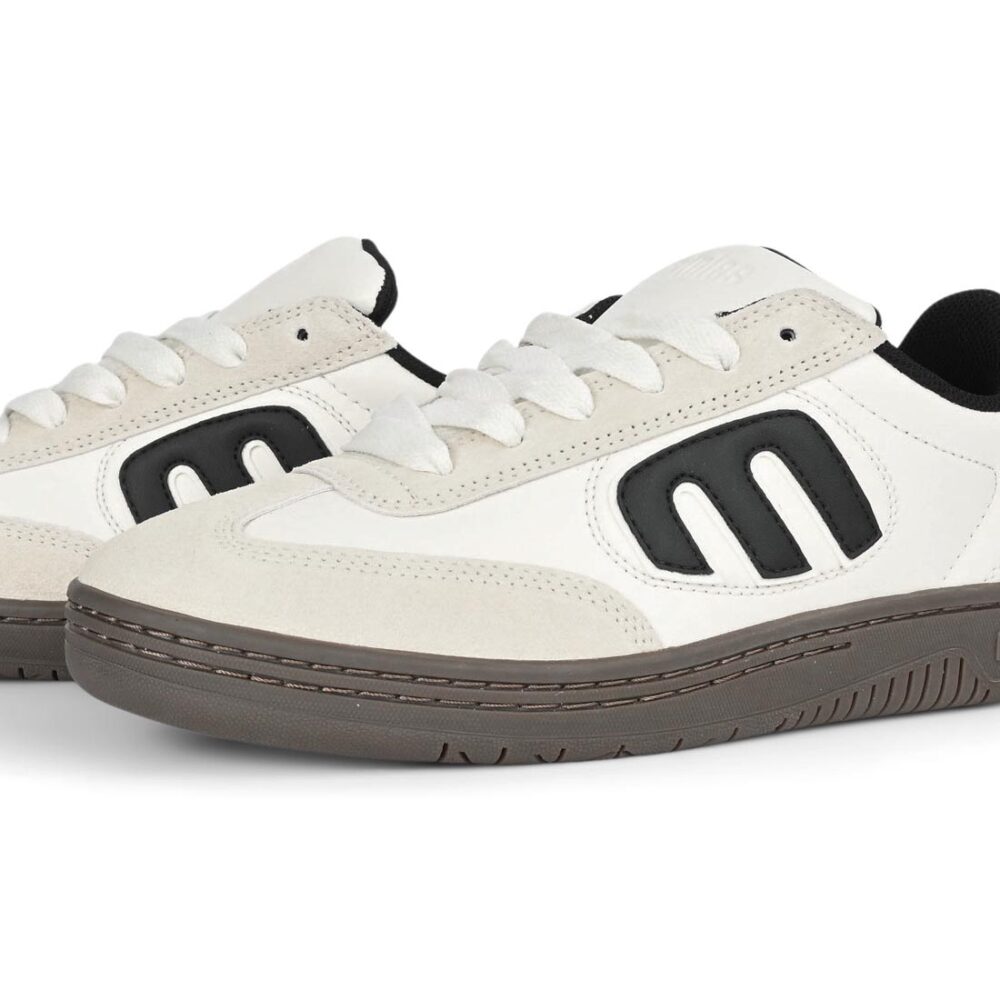 Etnies Lo Cut Skate Shoes - White/Black/Gum