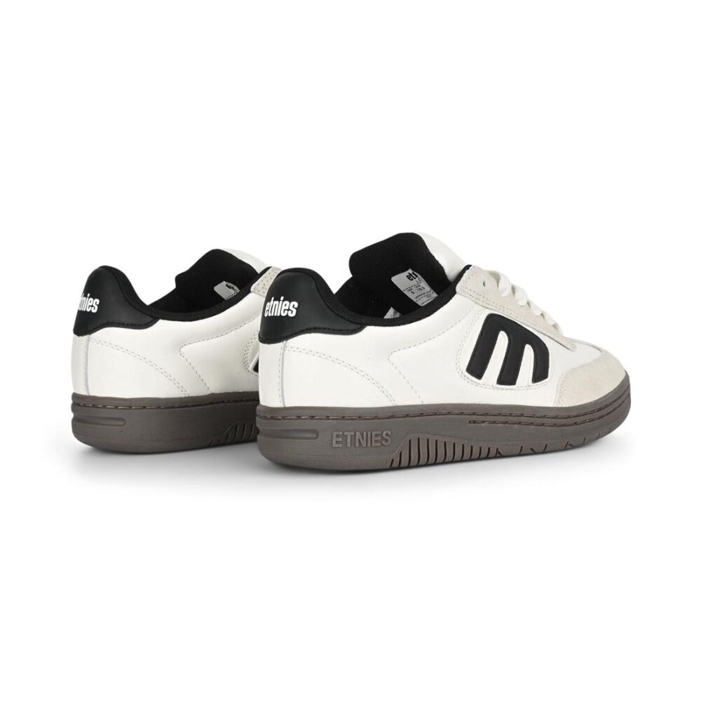 Etnies Lo Cut Skate Shoes - White/Black/Gum