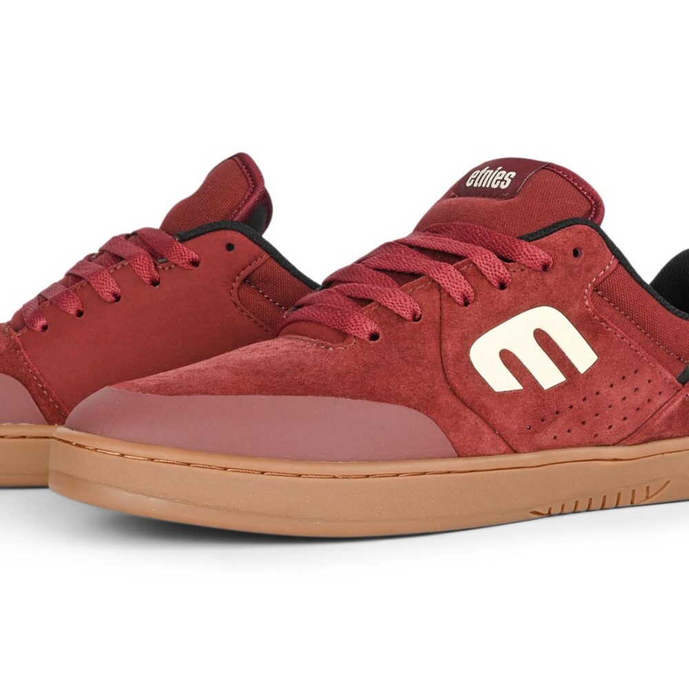Etnies Marana Skate Shoes - Maroon/Black/White