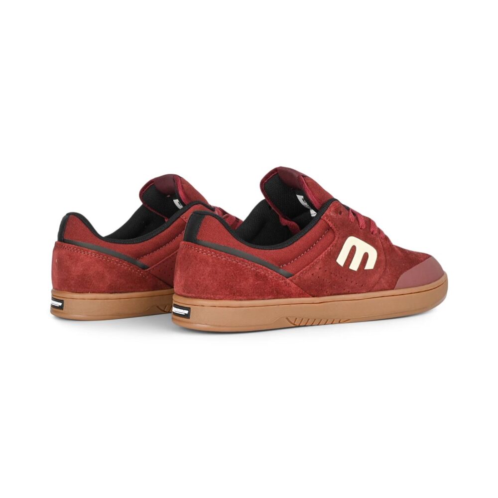 Etnies Marana Skate Shoes - Maroon/Black/White