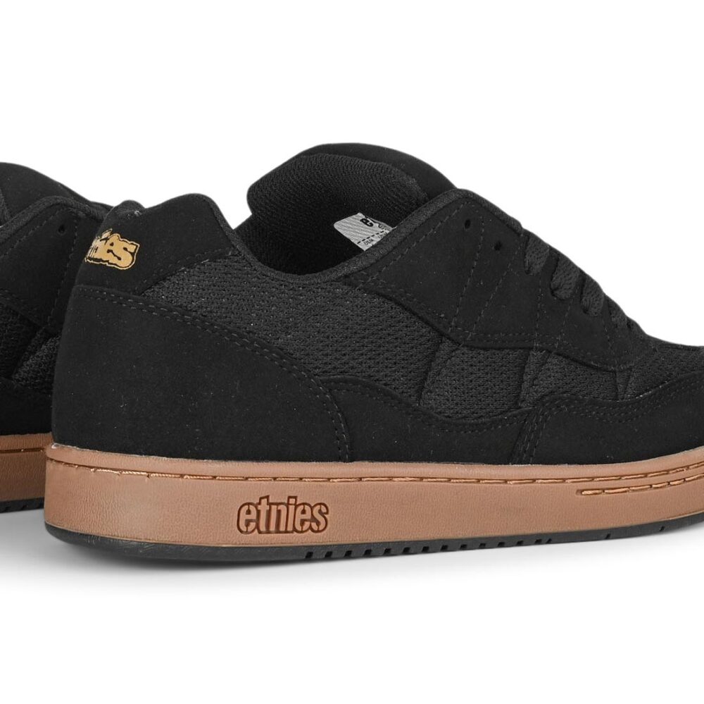 Etnies Snake Skate Shoes - Black/Gum