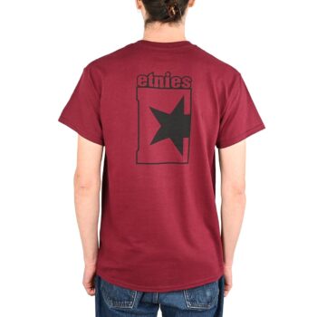 Etnies Star S/S T-Shirt - Burgundy