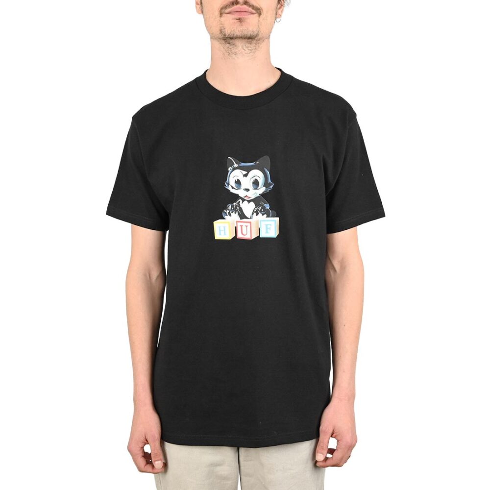 HUF Blocks S/S T-Shirt - Black