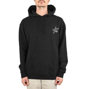 HUF H Star Logo Pullover Hoodie - Black