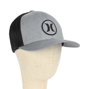 Hurley Oceanside Mesh Back Flex Fit Cap - Grey Heather