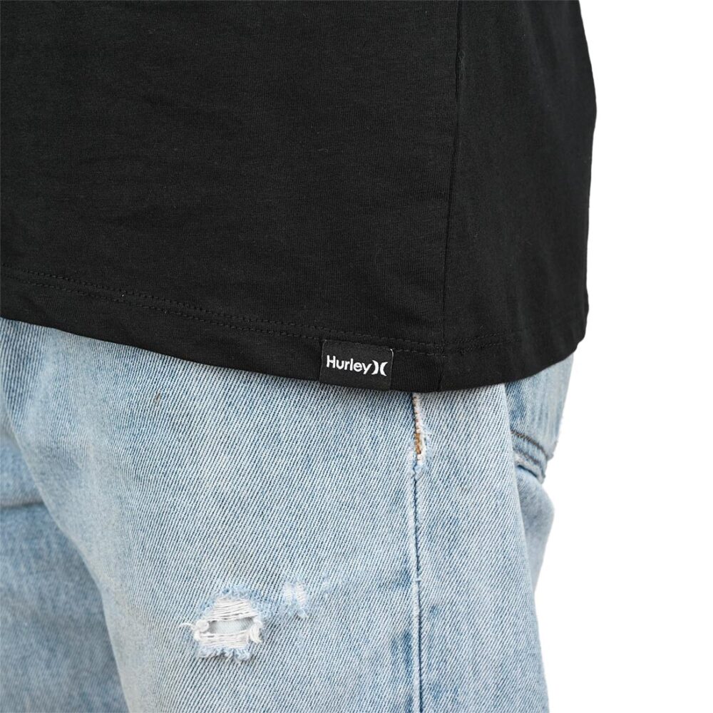 Hurley Throwback Fill S/S T-Shirt - Black