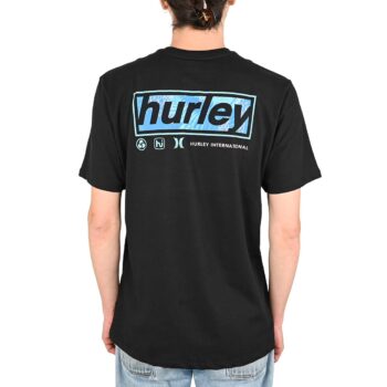 Hurley Throwback Fill S/S T-Shirt - Black
