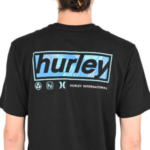 Hurley Throwback Fill S/S T-Shirt - Black