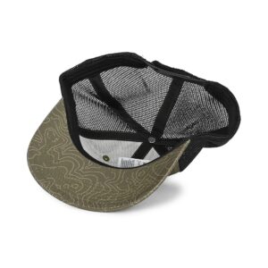 Kavu Above Standard Trucker Cap - Olive Topo