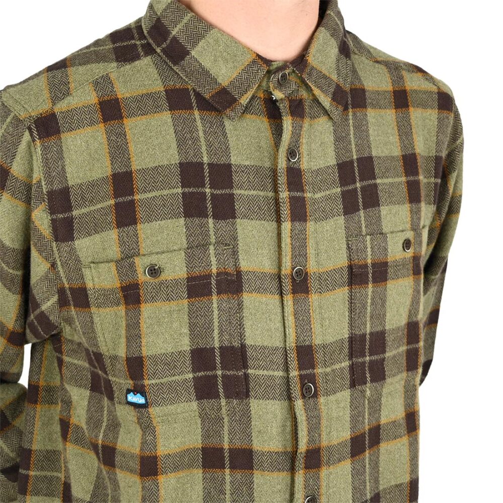 Kavu Big Joe L/S Shirt - Green Ravine