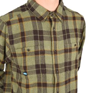 Kavu Big Joe L/S Shirt - Green Ravine