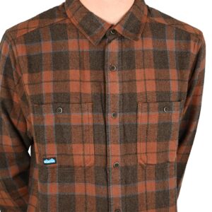 Kavu Big Joe L/S Shirt - Mahogany Brown