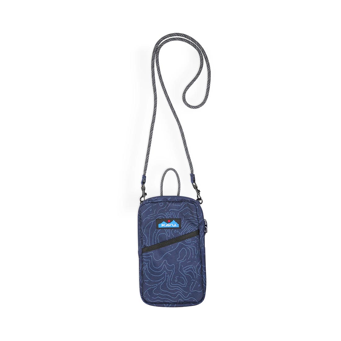 Kavu Essential Case Crossbody Bag - Navy Topo