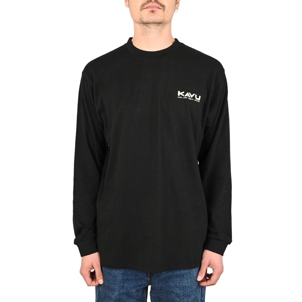Kavu Etch Art L/S T-Shirt - Black