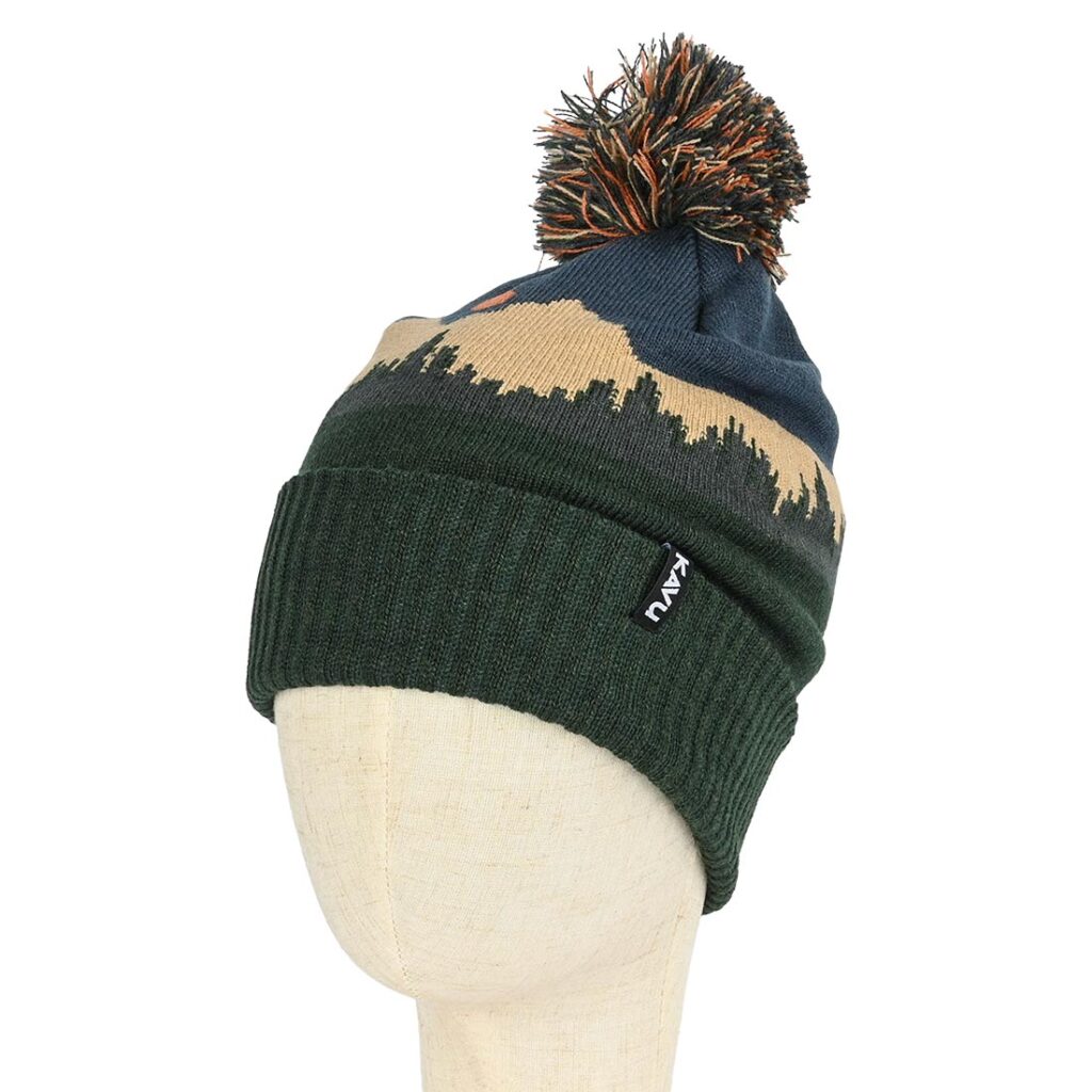 Kavu Herschel Pom Beanie Hat - Mountain Stripe