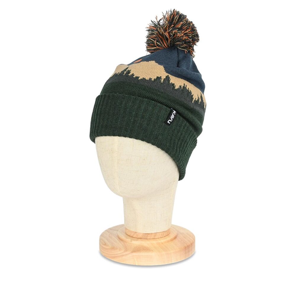 Kavu Herschel Pom Beanie Hat - Mountain Stripe