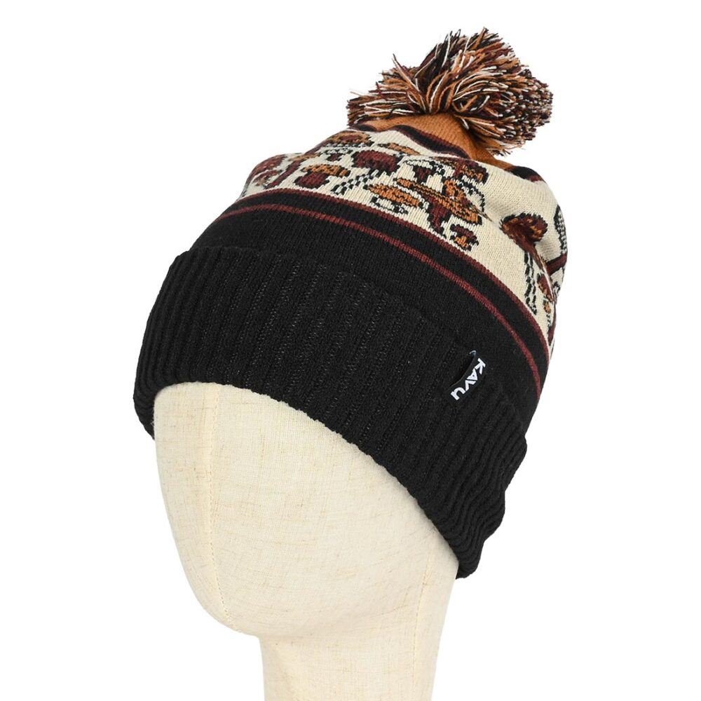 Kavu Herschel Pom Beanie Hat - Shroom Loom