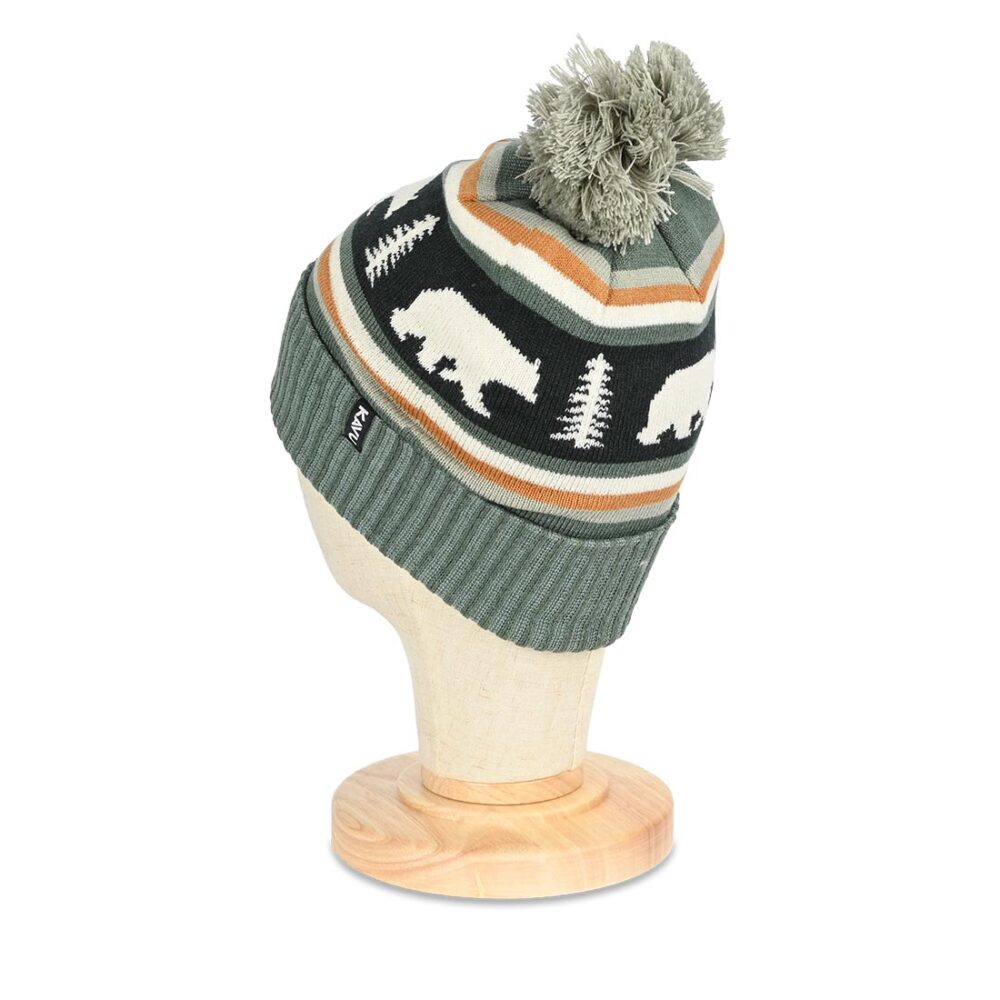 Kavu Herschel Pom Beanie Hat - Tree Bear