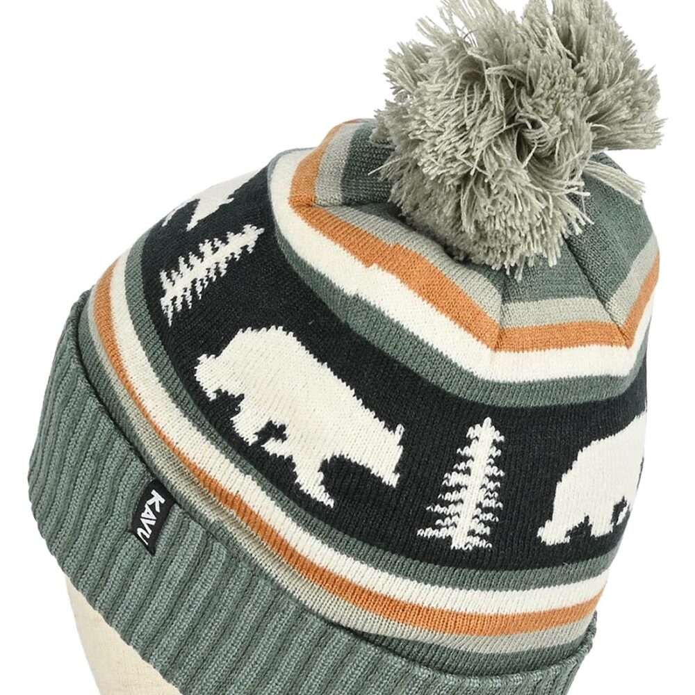 Kavu Herschel Pom Beanie Hat - Tree Bear