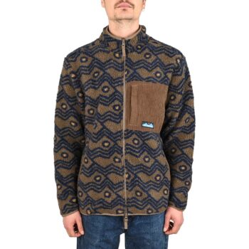Kavu Wayside Zip-Up Fleece - Walnut Mountain
