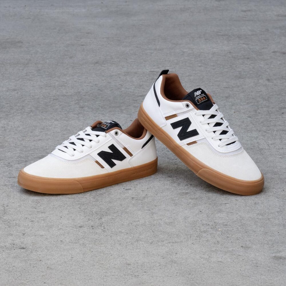 New Balance Numeric 306 Jamie Foy Skate Shoes - Sea Salt/Black