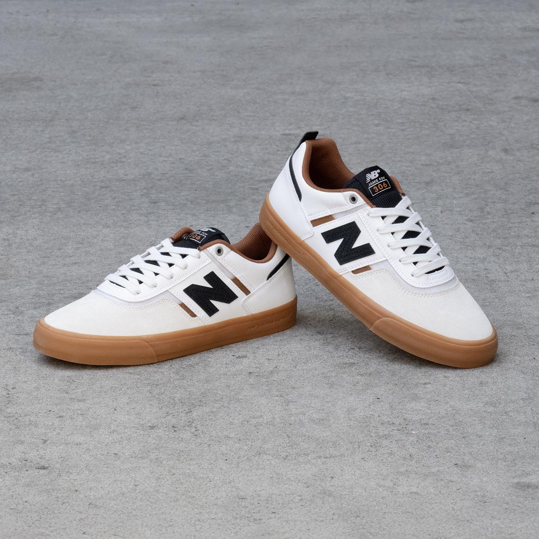 New Balance Numeric 306 Jamie Foy Skate Shoes - Sea Salt/Black