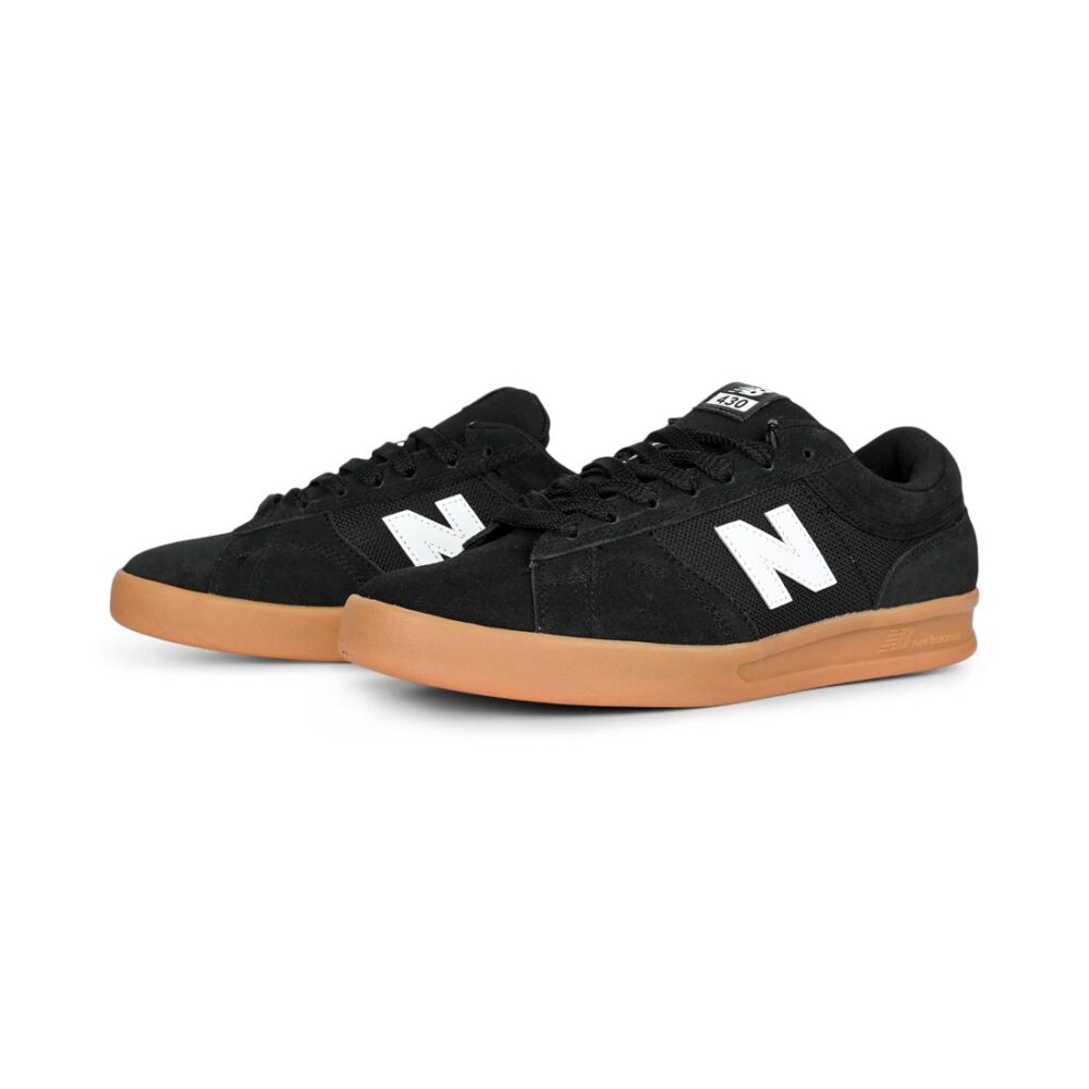 New Balance Numeric 430 Skate Shoes - Black/White (AW25)