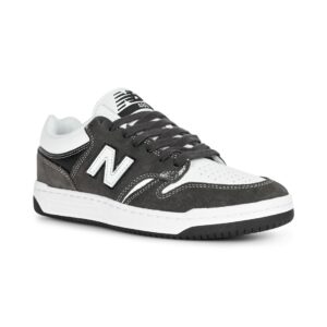 New Balance Numeric 480 Skate Shoes - Black Cement/White