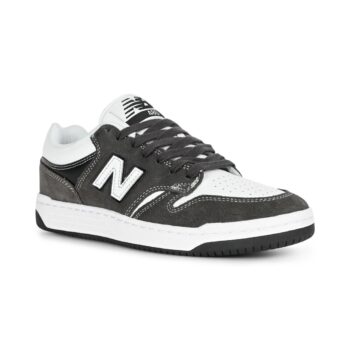 New Balance Numeric 480 Skate Shoes - Black Cement/White