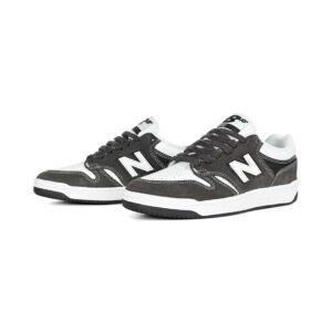 New Balance Numeric 480 Skate Shoes - Black Cement/White