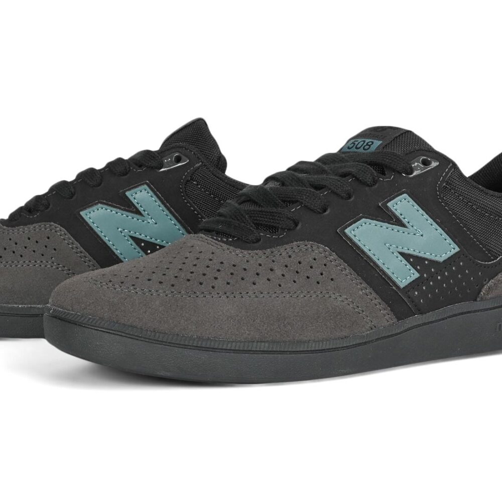 New Balance Numeric 508 Westgate Skate Shoes - Black Cement/New Spruce