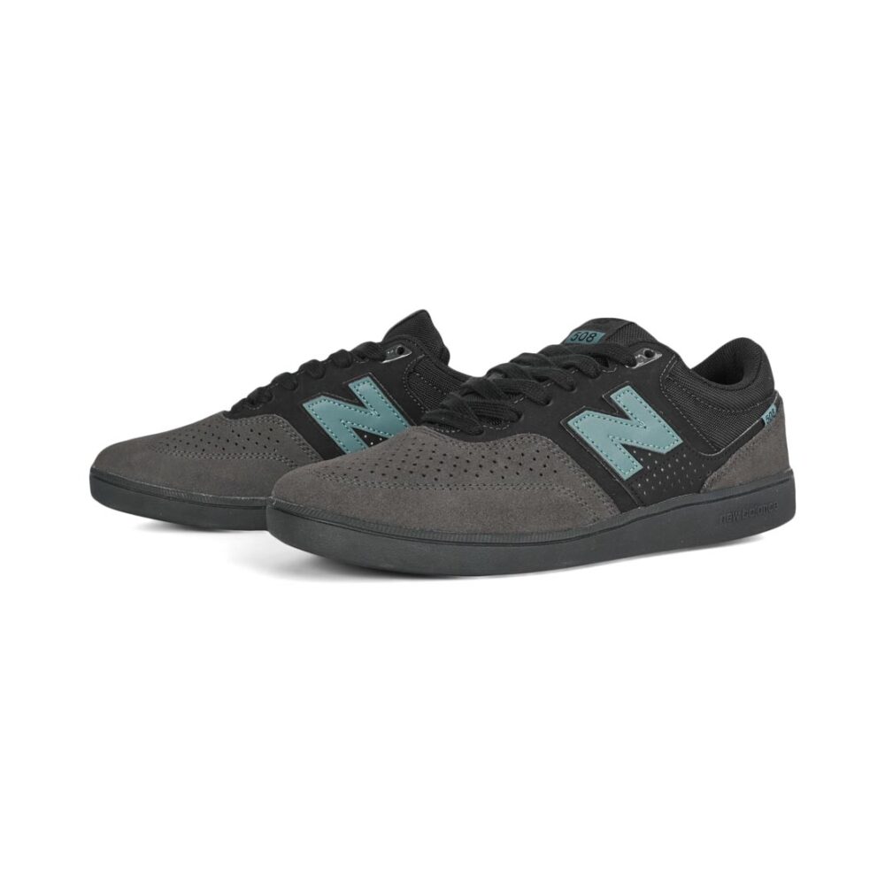 New Balance Numeric 508 Westgate Skate Shoes - Black Cement/New Spruce