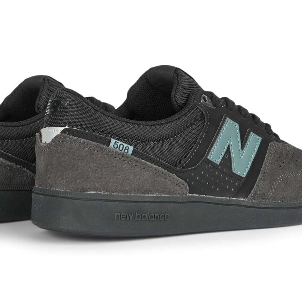 New Balance Numeric 508 Westgate Skate Shoes - Black Cement/New Spruce