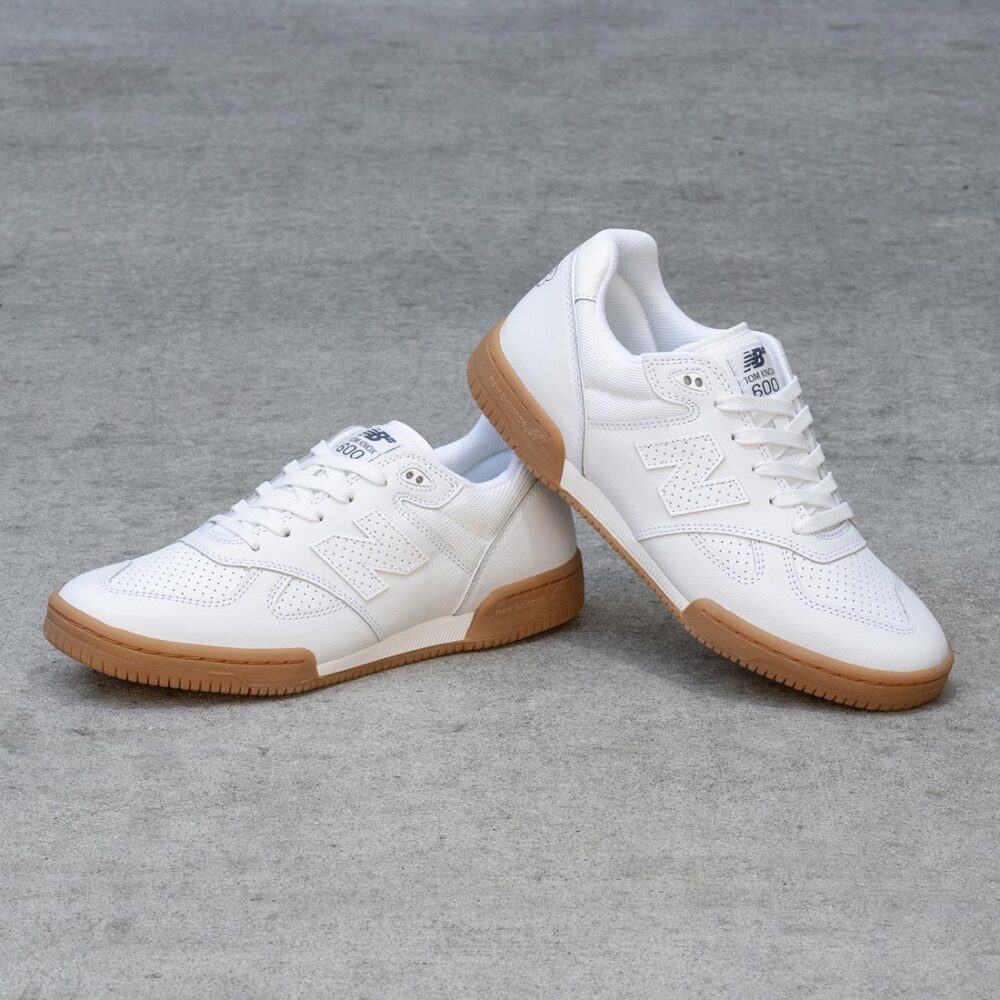 New Balance Numeric Tom Knox 600 Skate Shoes - White/White