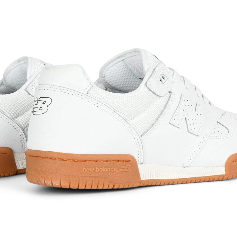 New Balance Numeric Tom Knox 600 Skate Shoes - White/White