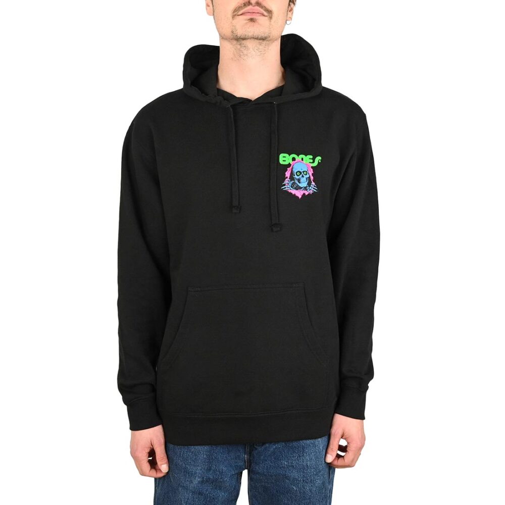 Powell Peralta Ripper Pullover Hoodie - Black/Blacklight