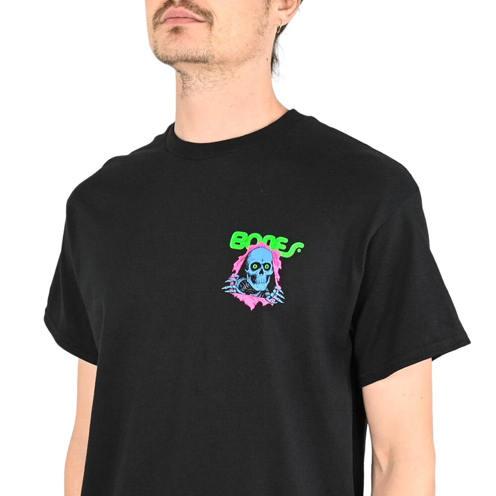 Powell Peralta Ripper S/S T-Shirt - Blacklight Black