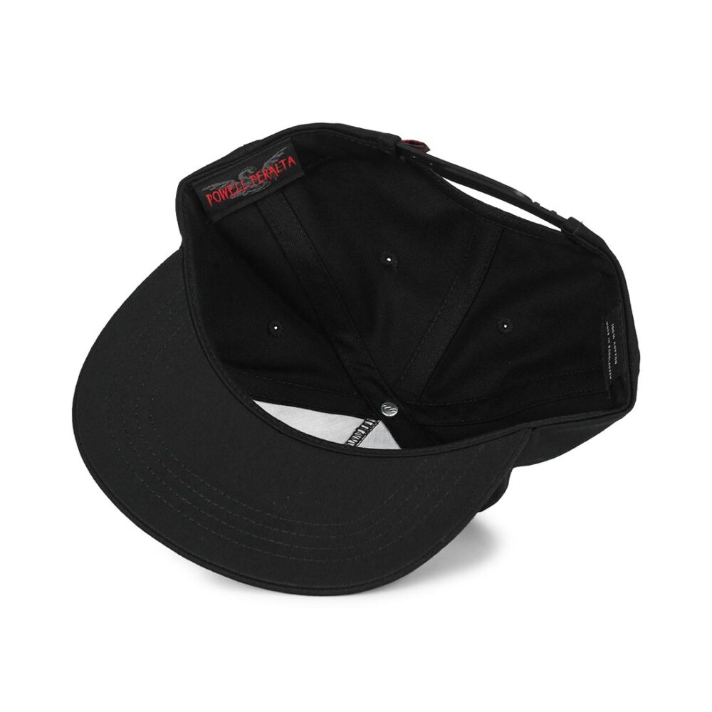 Powell Peralta Vato Rat Snapback Cap - Black