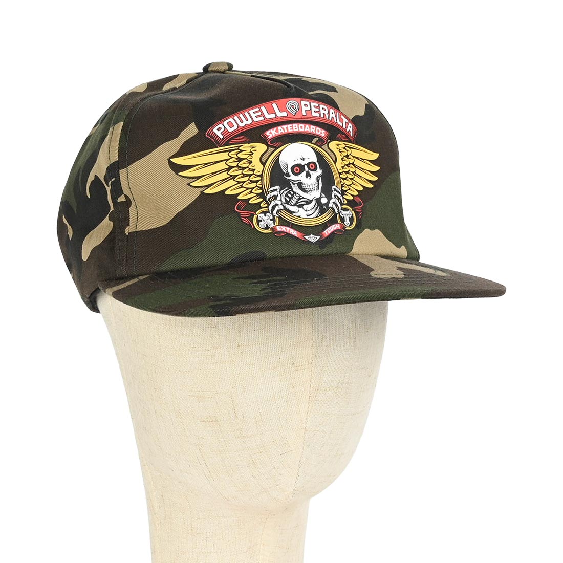 Powell Peralta Winged Ripper Snapback Cap - Camo